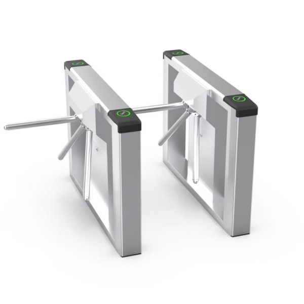 Multiple Authentication Mode Tripod Turnstile Gate Access Control with Face Recognition QR Code Fingerprint