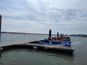 China Portable Aluminum Floating Pontoon Dock Commercial Floating Docks Pier For Sale wholesale