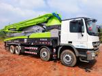 13670*2500*4000mm 4 Boom Sections Used Concrete Boom Pump Truck with Mercedes
