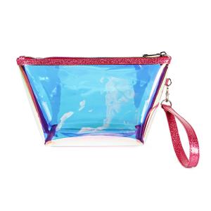 China Clear Toiletry Hologram Clutch TPU Cosmetic Bag wholesale