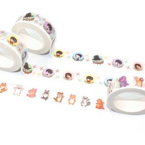 China Custom Japanese Decorative Washi Tape Printed Single Side Washi Tape wholesale