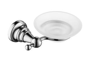 China Glass Recessed Soap Dish Bathroom Fittings Concealed Screw Mounting wholesale