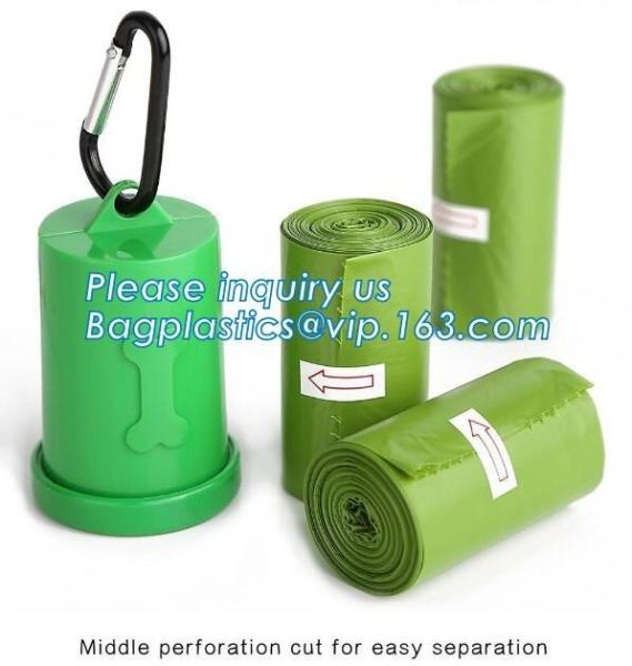 degradable pet waste poop bags dog cat clean up refill garbage bag, Pet waste