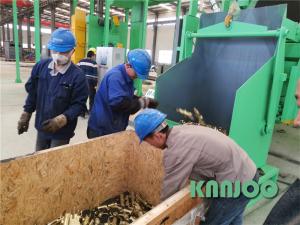China Industrial Shot Cleaning Machine With 1500kg Machine Weight And 7.5kw*1 Motor Power wholesale