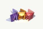 10.5x10CM Opp Pack PU Card Holder Womens Coin Pocket EN17