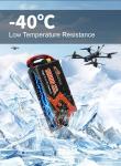 XT60 Connector Type 6S 12000 MAh 22.2V 50C 70C Lipo Battery for 10 Inch FPV