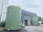 Round Cross Wound Grp Water Tank 1000mm Green Storage Various Chemistries