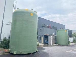 China Chemical Storage FRP Vertical Tank 0.8CBM Sewage Treatment Equipment wholesale