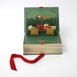 Custom Printed Luxury Gift Boxes Cardboard Magnetic Flip Rectangle Pop Up