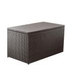 Brown Rattan Wicker Stylish Square Outdoor Cushion Box