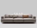 High Quality European Style Linen Fabric Sectional Sofa Set Designs