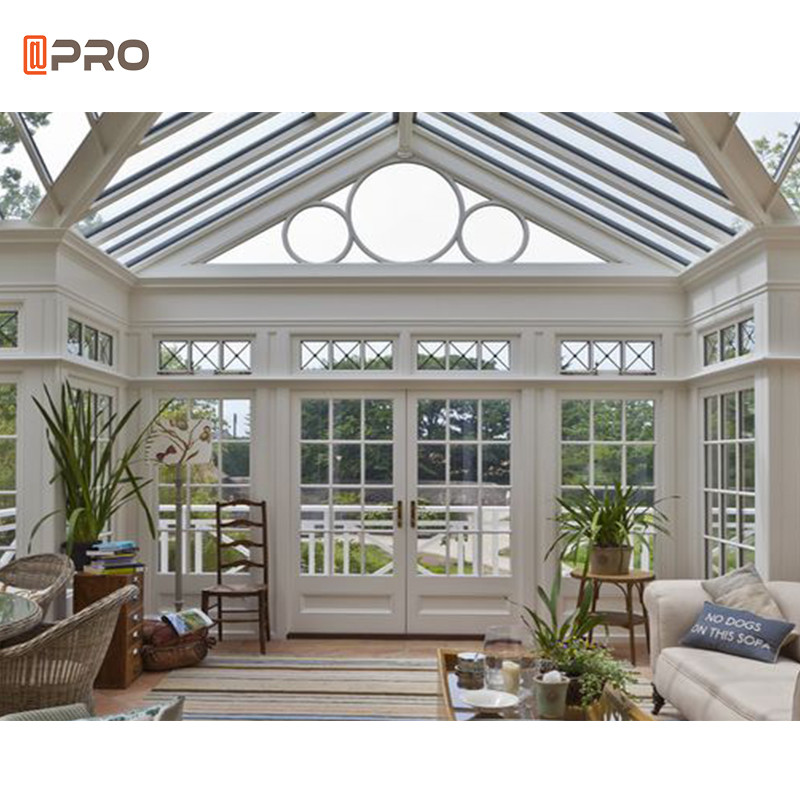 House Extension Roof 4 Season Sunroom Glass Piece Panels
