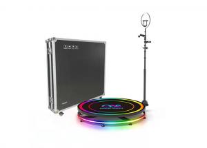 China Fashion 360 Photo Booth Video Mirror Glass 360 Spinner Video Booth Intelligent wholesale