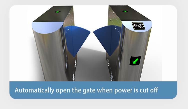 Public Facilities Security Turnstile Gate , Swing Barrier Gate Turnstile Access Control