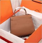 European-American Design Lock Closure Palm Print Leather Shoulder Bag for Women
