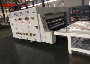 China Semi Automatic Flexo Ink Printer Four Link Slotter Die Cutter Machine 1 Year Waranty wholesale