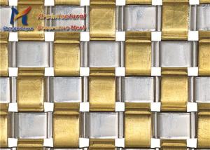 China Flat Museums Architectural Stainless Steel Mesh Screen 12.8mm wholesale