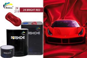 China Nontoxic Heatproof Brilliant Red Car Paint , Fade Resistant Top Coat Automotive wholesale