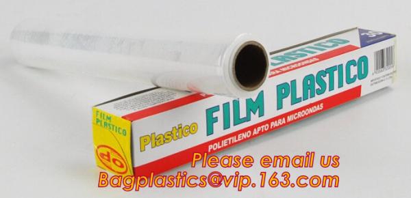 surface protection PE best fresh cling film, China stretch cling wrap manufactur