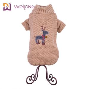 China Fleece Dog Hoodie Sweater Thermal With Hat Knitted Dog Jerseys Jumpers wholesale