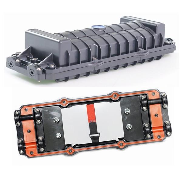 Passive Component Fiber Optic Splice Closure 2 In 2 Out Bunchy 96F Ribbon 144F
