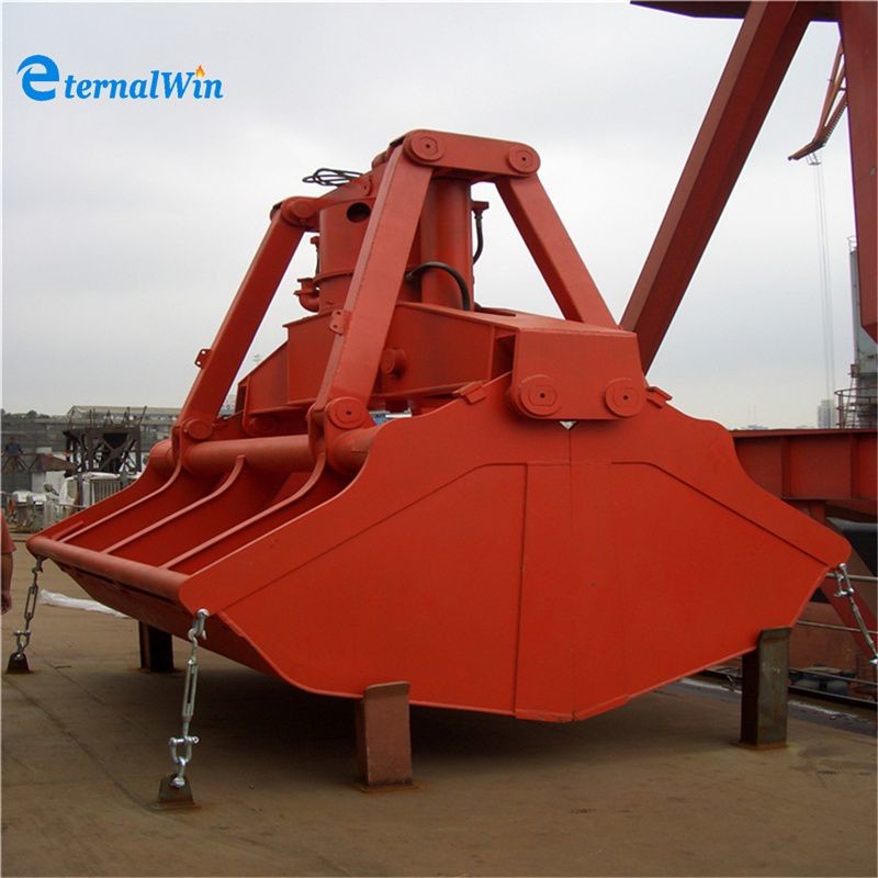 High Quality Hydraulic Orange Peel Excavator Grab for Steel Scrap