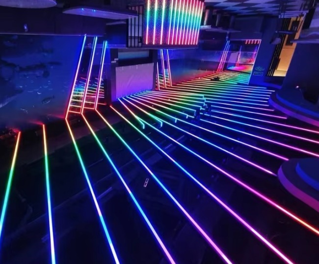 DC24V RGB Linear LED Profile Lighting Recessed Linear Lamp for Facade Decoration