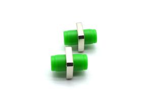 China Green Simple FC Fiber Optic Adapter Single Mode With Zirconia Sleeves ROHS Approved wholesale