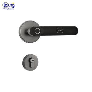 China NFC Card Smart Door Knob S607L Intelligent Tuya Bluetooth Fingerprint Door Handle wholesale