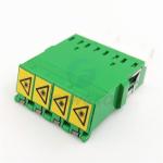 Lc Flangeless Quad Shuttered Auto Shutter Optical Sm Fiber Optic Adaptor