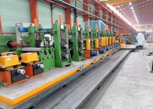 China HG273 ERW Pipe Production Line The Steel Belt Feeding Unit, Through The Roll Bring Curled Up Into A Tube Billet Steel on sale