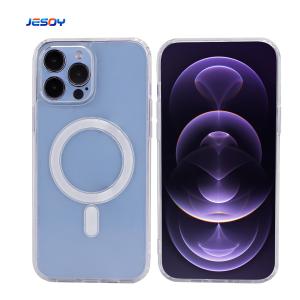 China Anti Yellow Magsafe Phone Case Transparent TPU Magnet For IPhone 16 Pro Max wholesale