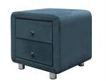 Modren Farbic Bedside Table with Two Optional Drawers For Your Bedroom