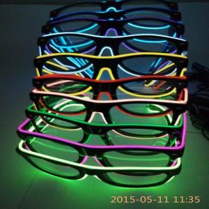 China cute el glasses/el wire glasses/glow glasses on sale