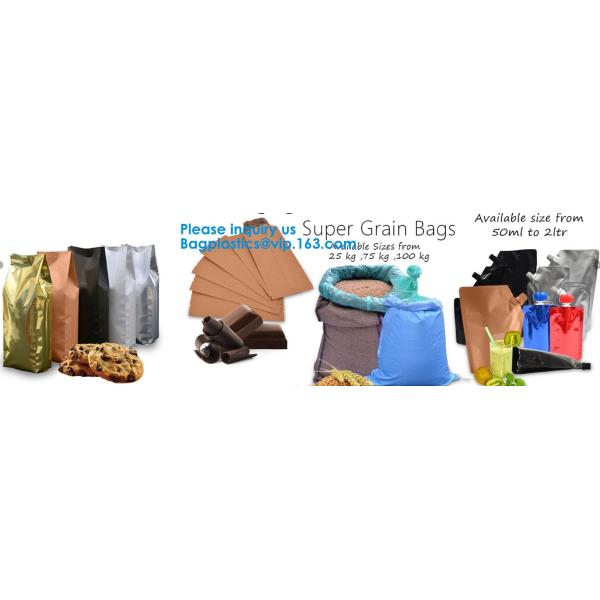Custom Print Biodegradable Foil Packaging Soft Zipper Stand Up Bottom Gusset Plastic Drinking Pouches Bags With Straws