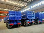 3 Axle Transport Dump Trailer Tractor Tipper Dumper Trailer with Jost E100