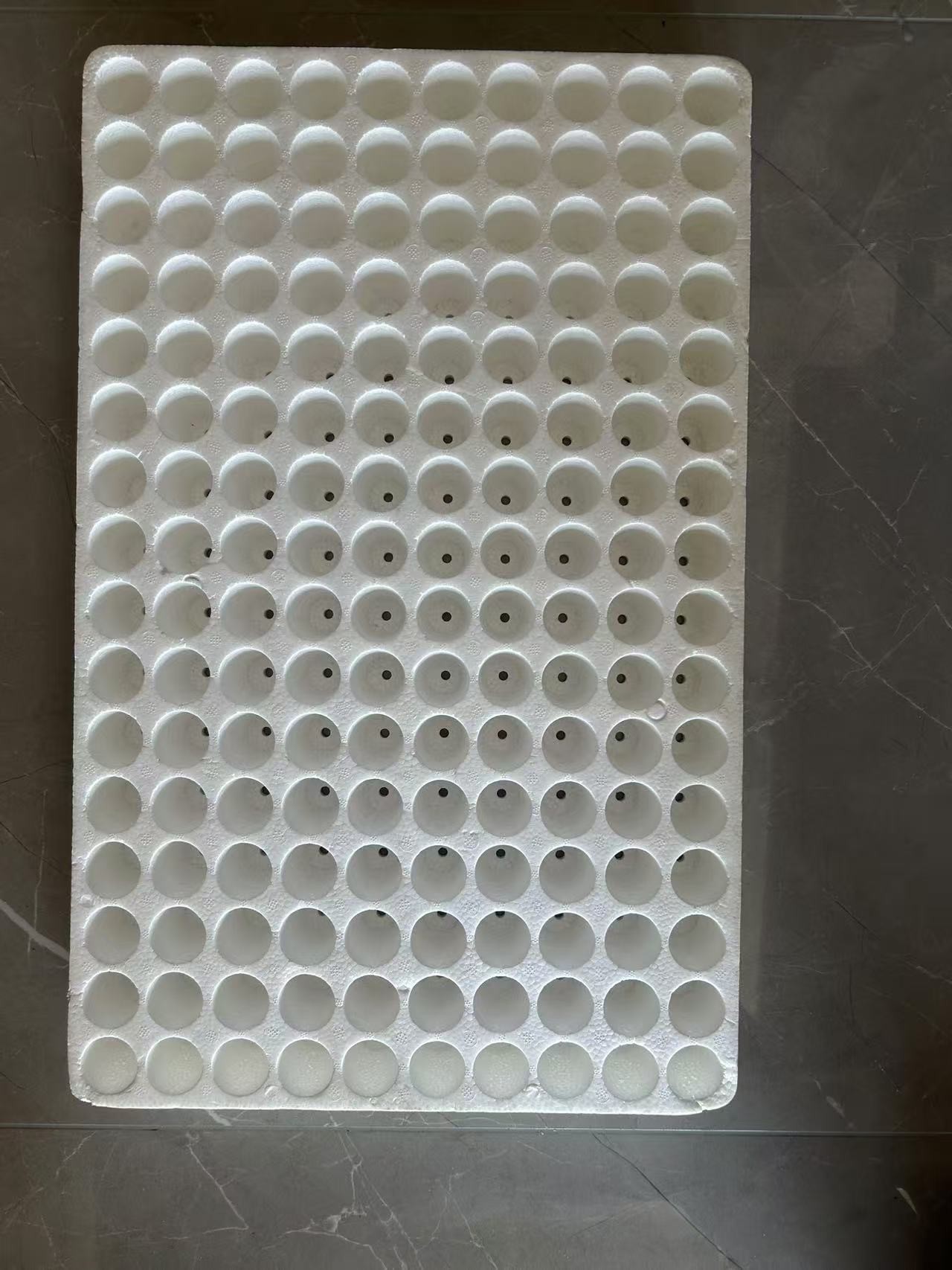 Foam seedling tray tray Vegetable seedling tray hydroponic tray tray White foam traypepper seedling tray wholesale floating foam board water planting