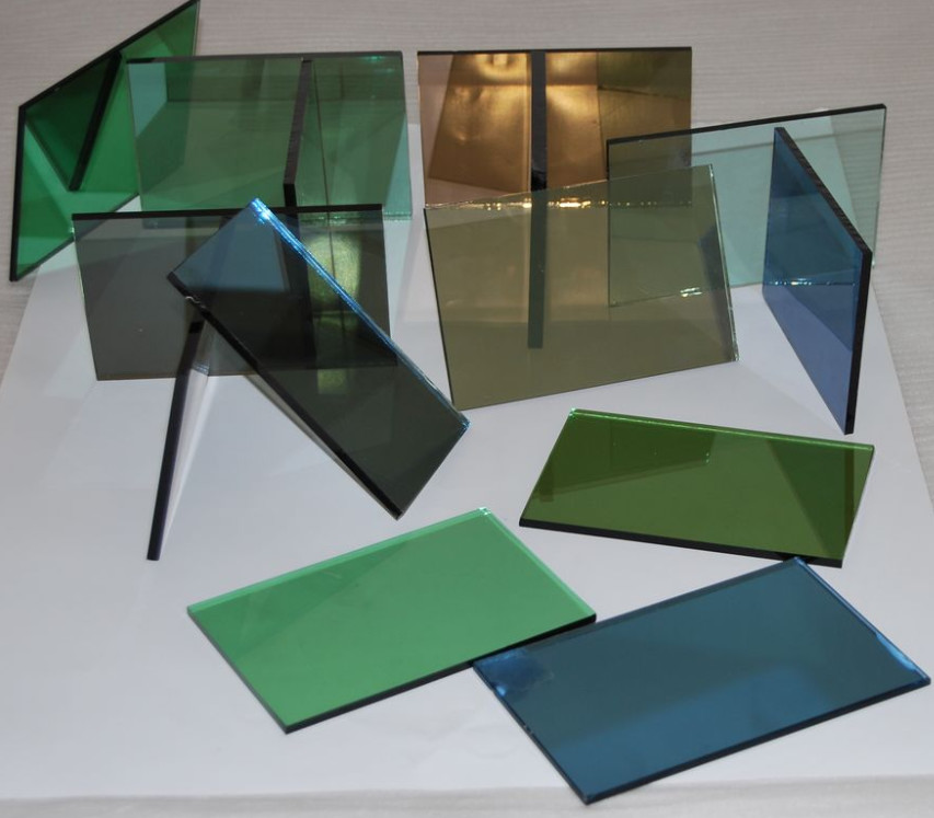 9h Reflective Toughened Glass Blue Reflective Float Glass For Construction