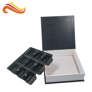 China Square Recycled Cardboard Gift Boxes Magnetic Personalized Packaging Boxes with blister wholesale