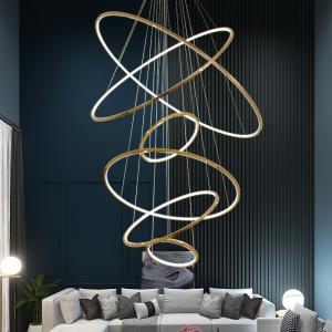 China Eco High End Contemporary Ring Chandelier Energy Saving For Corridor wholesale
