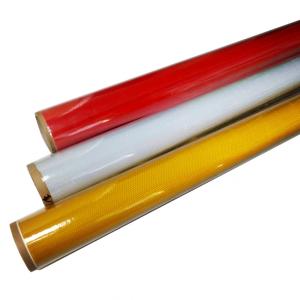 China Traffic Signs Waterproof Reflective Tape Exterior Reflective Tape 1.22m * 45.72m Per Roll wholesale