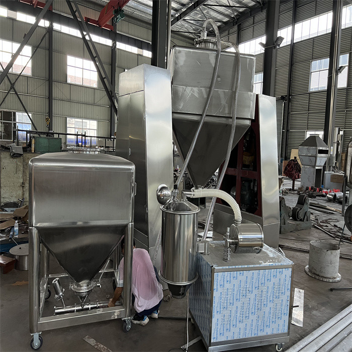 Large Scale GMP Square Cone Mixer Nutritional Supplements Mixing Machine Powder