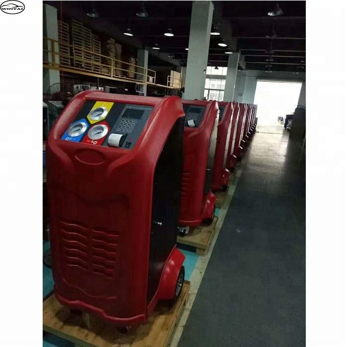 Car Repair Automatic AC Refrigerant Recovery Machine 1000w For Bus And Truck