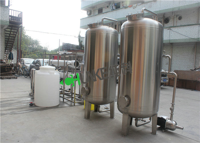 Food Factory 5T Industrial Water Purification Equipment Used Full ss304/316 RO System PLC Control