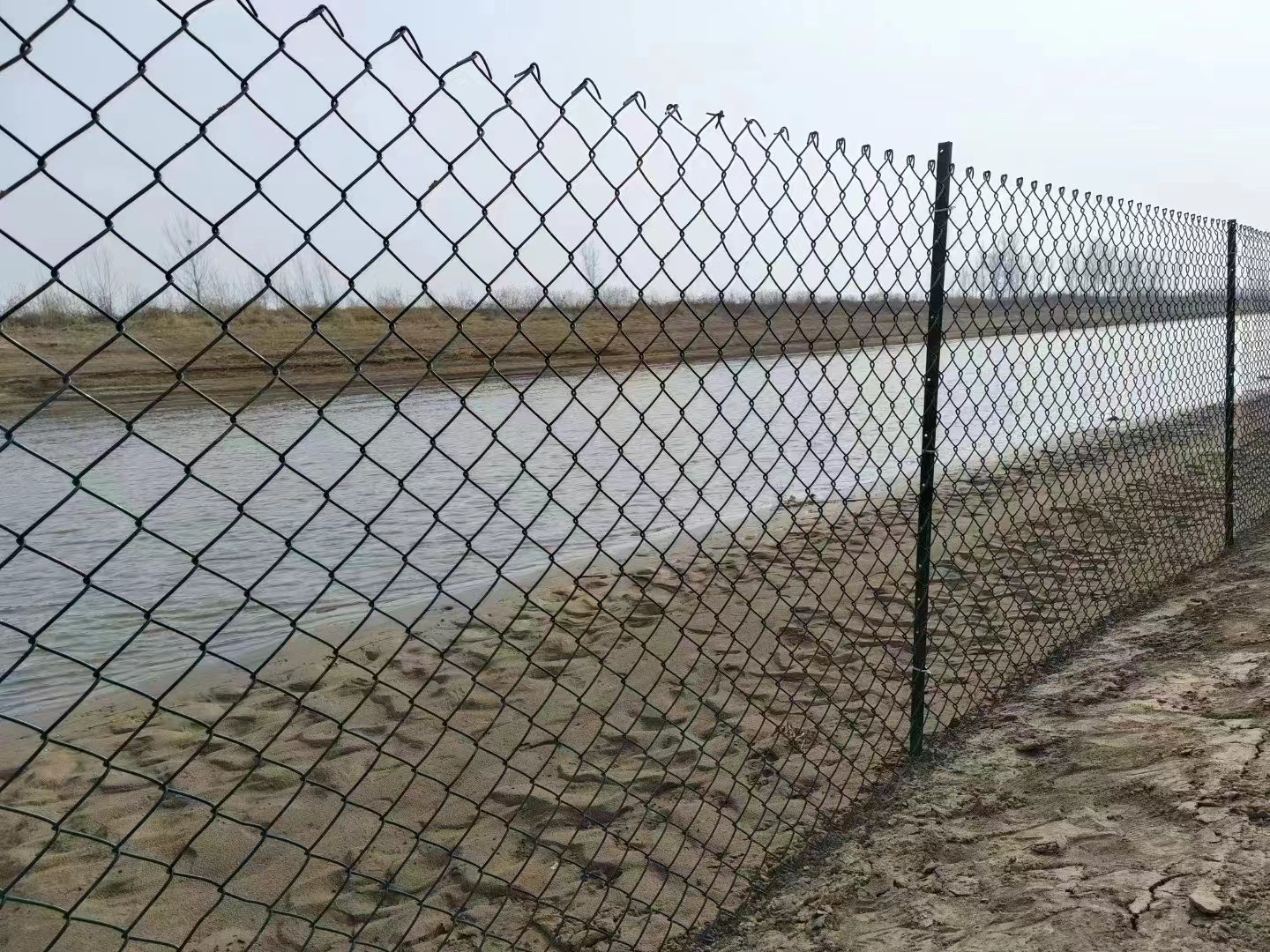 6ft*12ft Hot Dipped Galvanized Temporary Chain Link Fencing Metal Mesh
