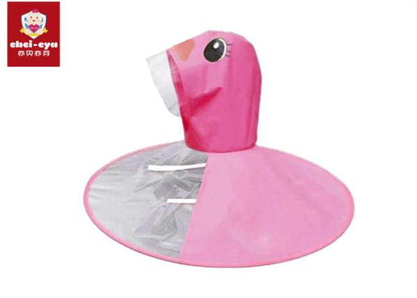 Hat Cloak Foldable Childrens Waterproof Raincoats UFO Plastic Material