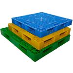 Euro Warehouse Forklift Racking HDPE Plastic Pallet 4 Way Entry Heavy Duty