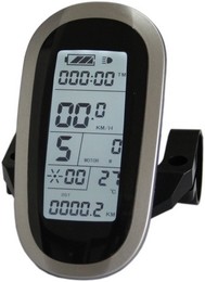 Cruise Function Electric Bike LCD Display Front And Rear Lighting Control