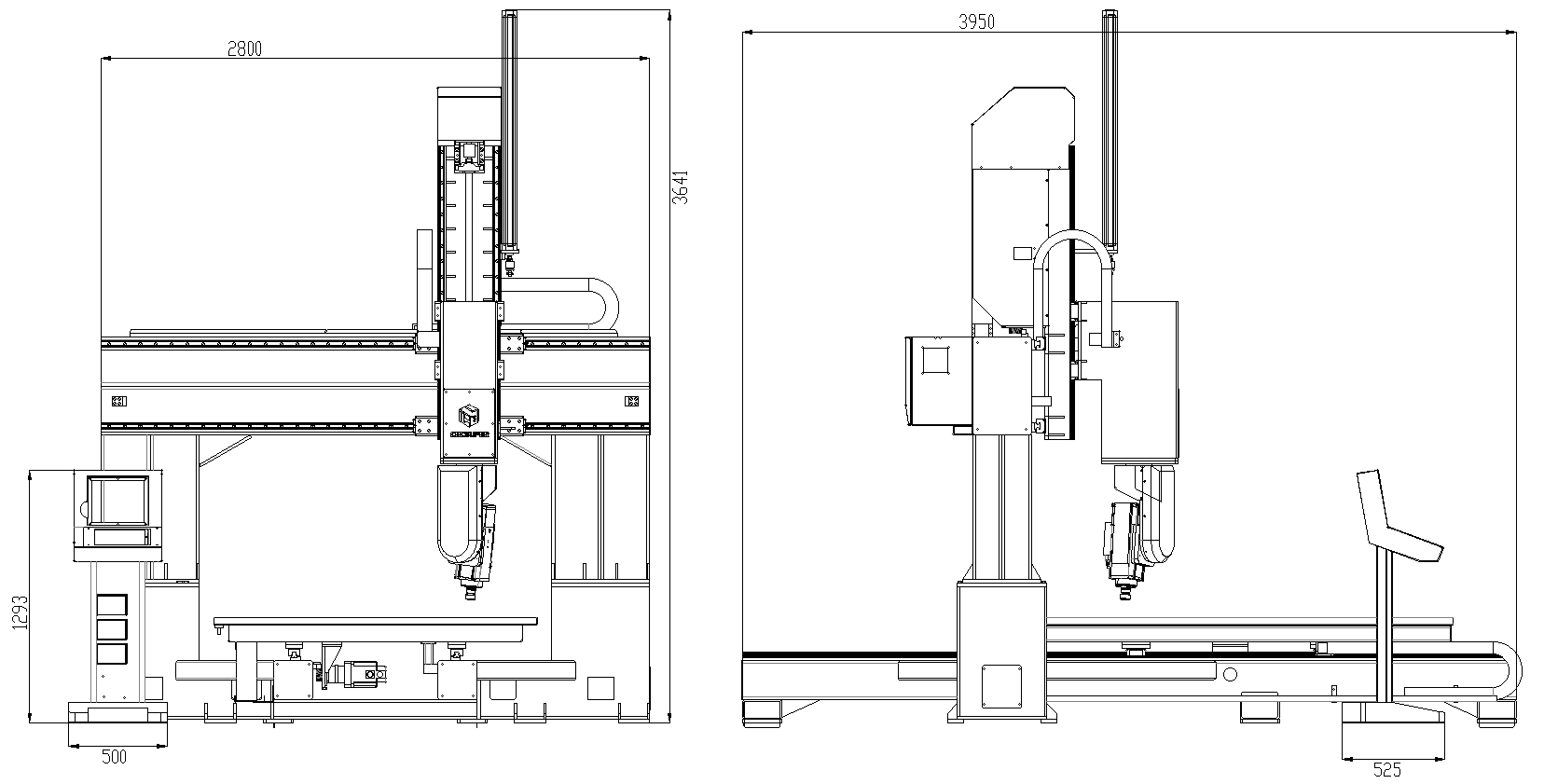 5 Axis CNC Router For Relief Carving Curved Surface Machining And Multi-angle Processing