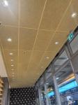Resturant Ceiling Tile Wood Wool Cement Acoustic Panel Soundproofing Fireproof